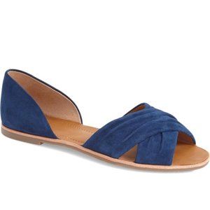NWOB SARTO by Franco Sarto Vala Sandal in Lapis Royal Blue Kid Suede, Size 8M